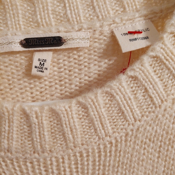 Miss Me Rhinestone Sweater - Picture 3 of 3